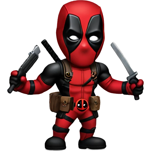 Deadpool being funny emoji