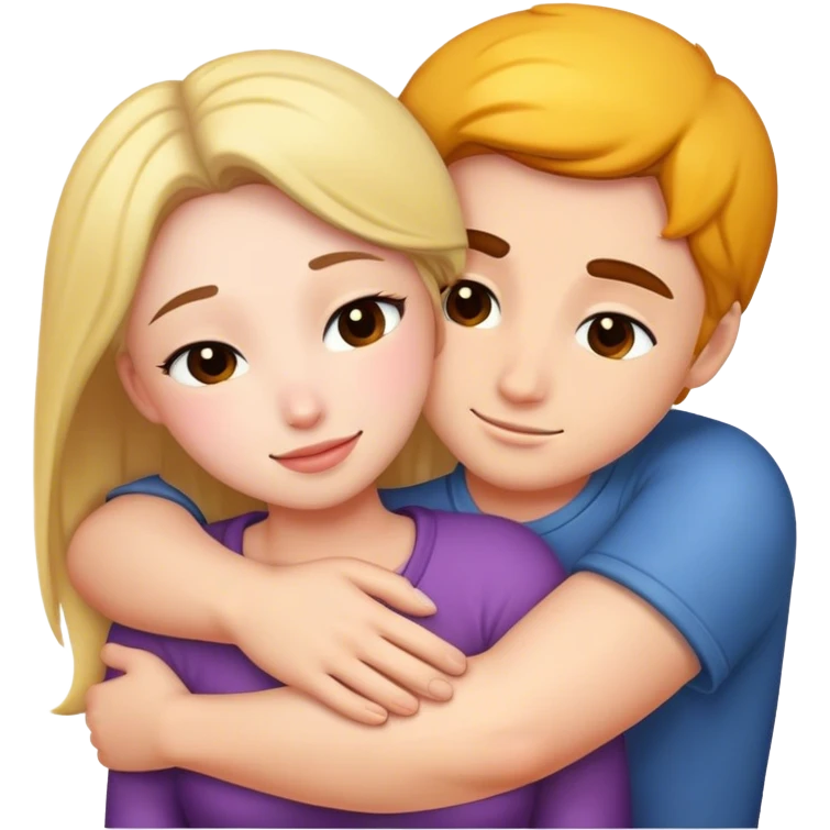 A hug  emoji