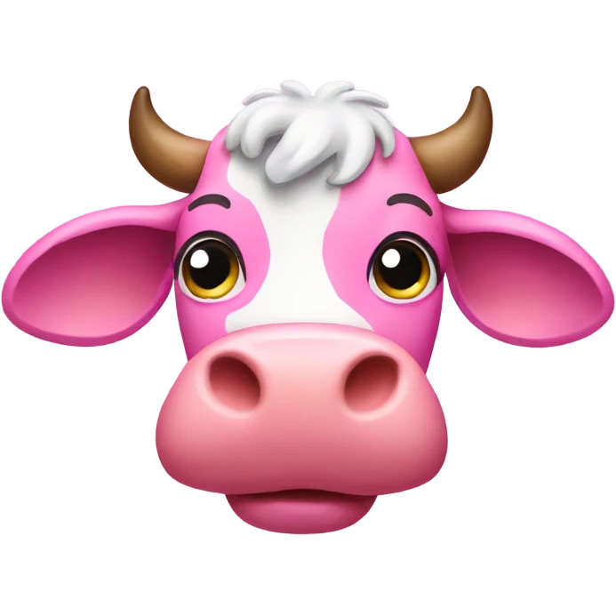 pink cow  emoji