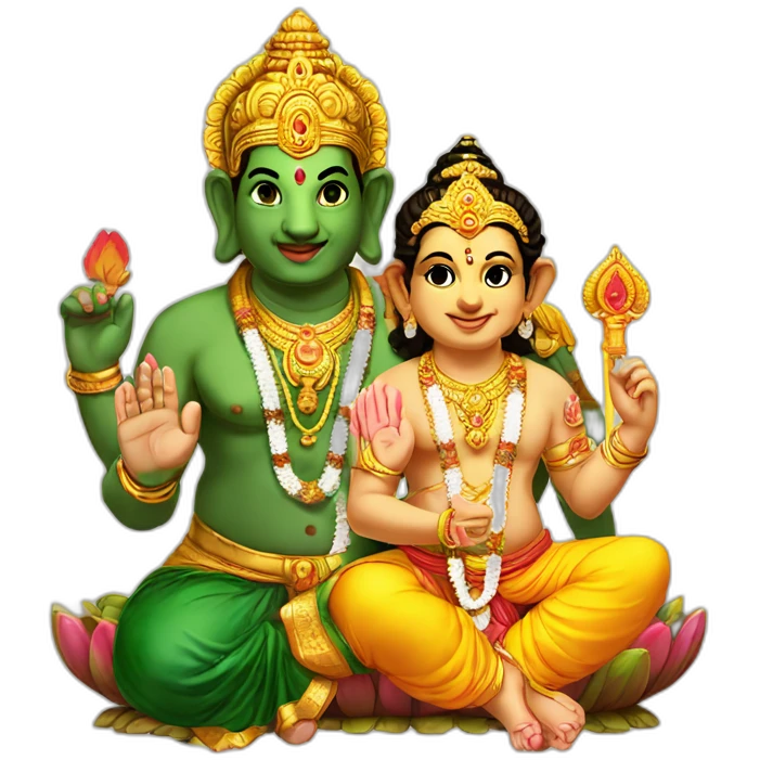 murugan and ganesha emoji