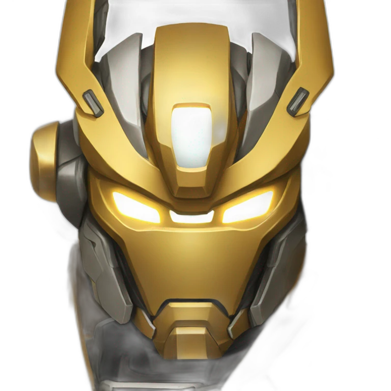 Golden and light Mecha emoji