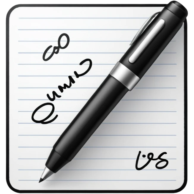 hand write emoji