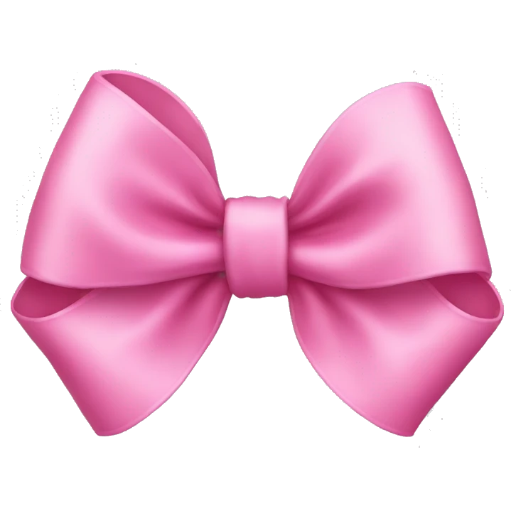 pink bow emoji