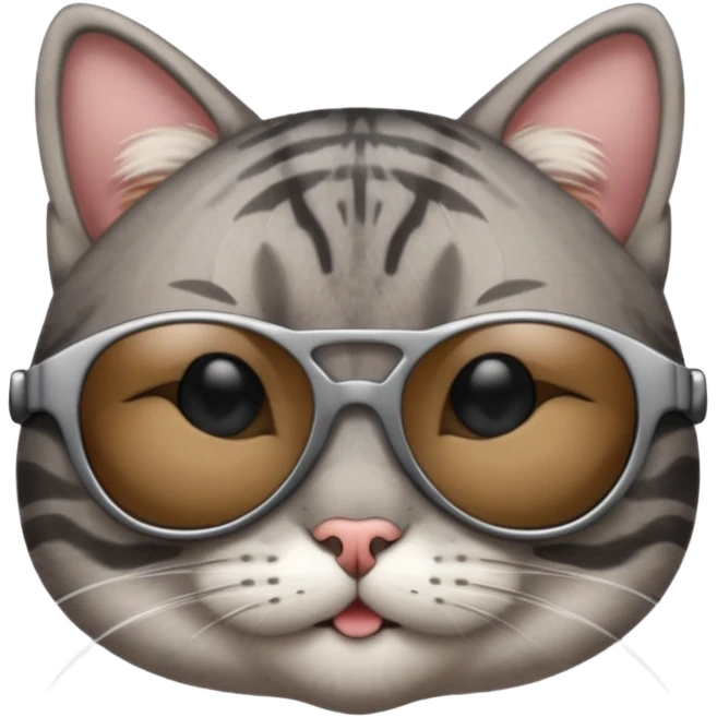 Cat wearing sunglasses emoji