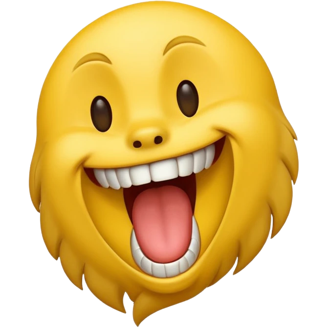 Howling smiley emoji