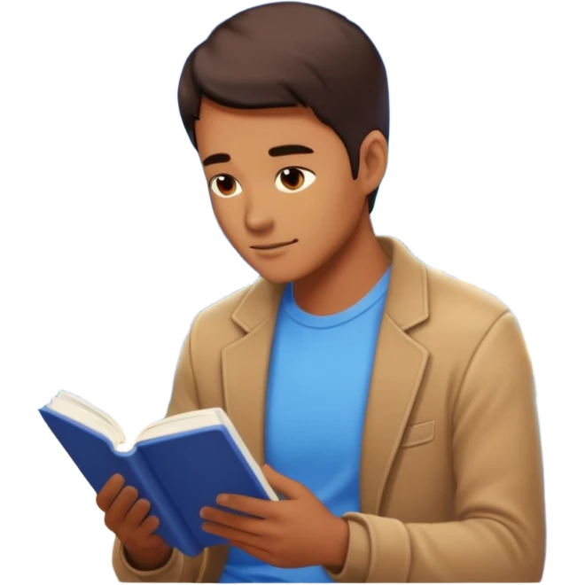 Window with person reading + blue light, Apartment Windows. emoji