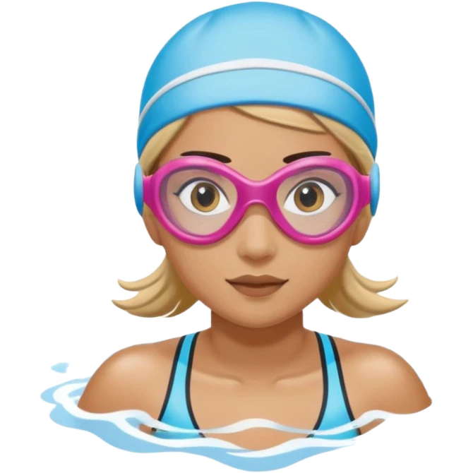 girl swimming athlete emoji