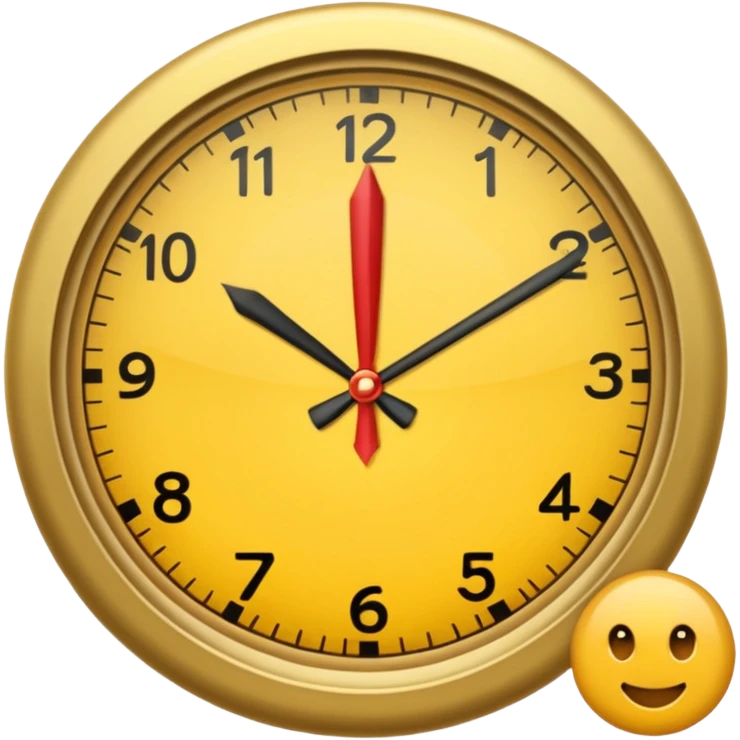 Часы emoji