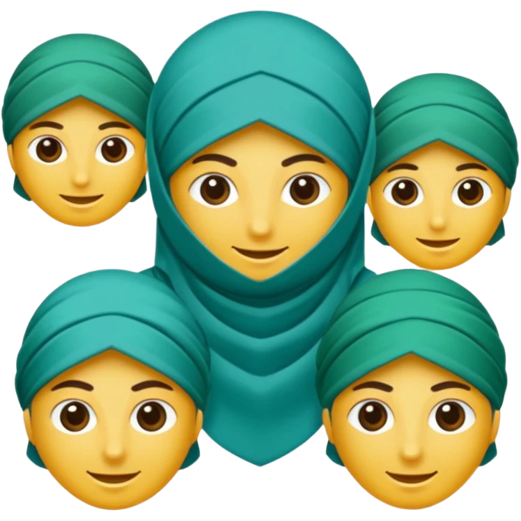 mavi yeşil ve turkuaz renk karışımlı bir turnuva kupası emoji