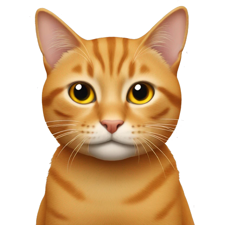 Smelly cat orange emoji