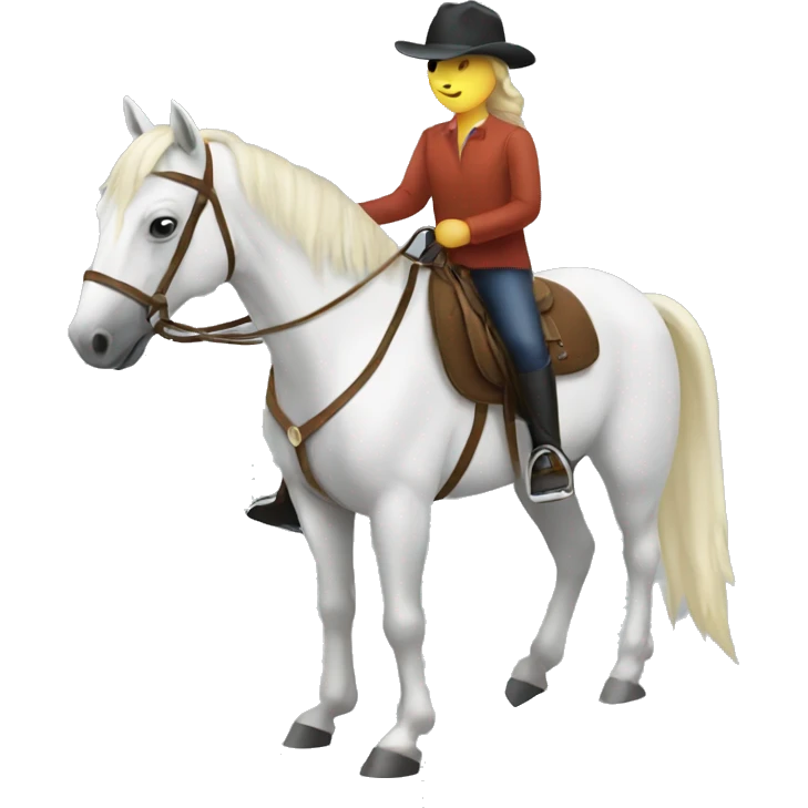Horse rider emoji