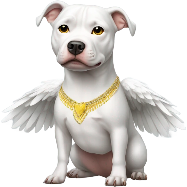 Pitbull in goose costume emoji