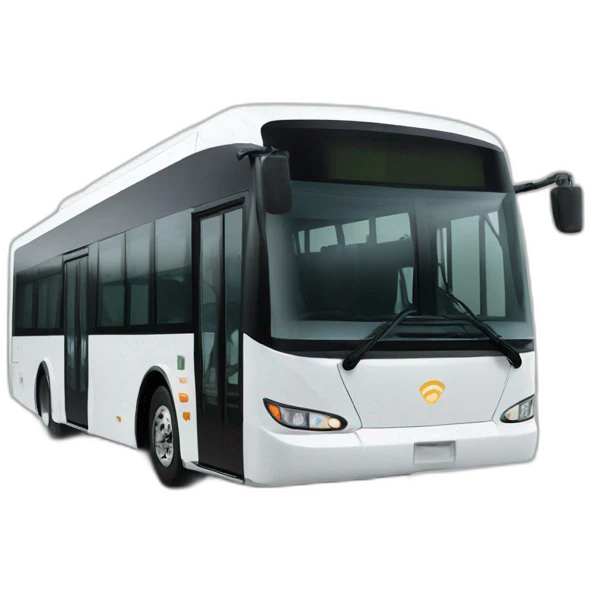 new modern electric bus emoji