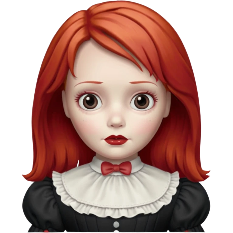 Annabelle doll (red hair) from The Conjuring movie emoji