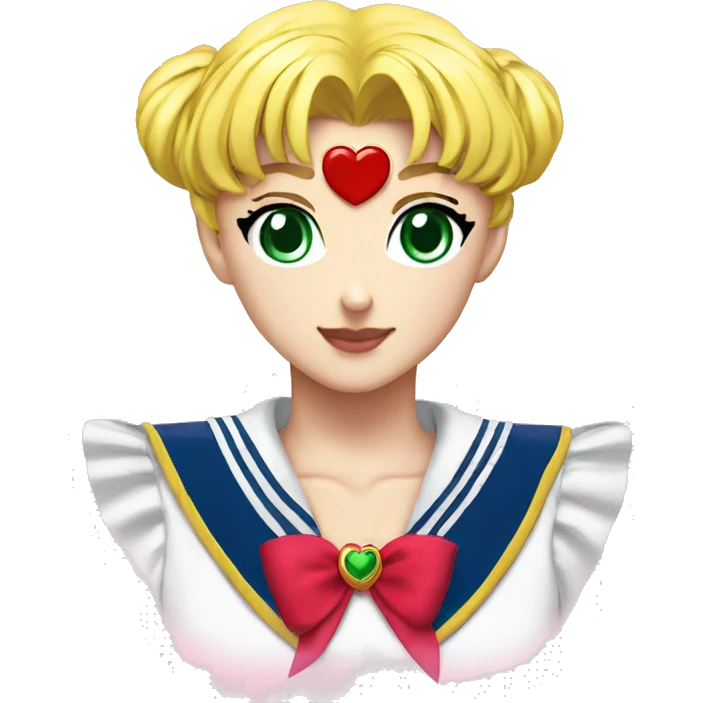 Sailor moon heart eyes emoji