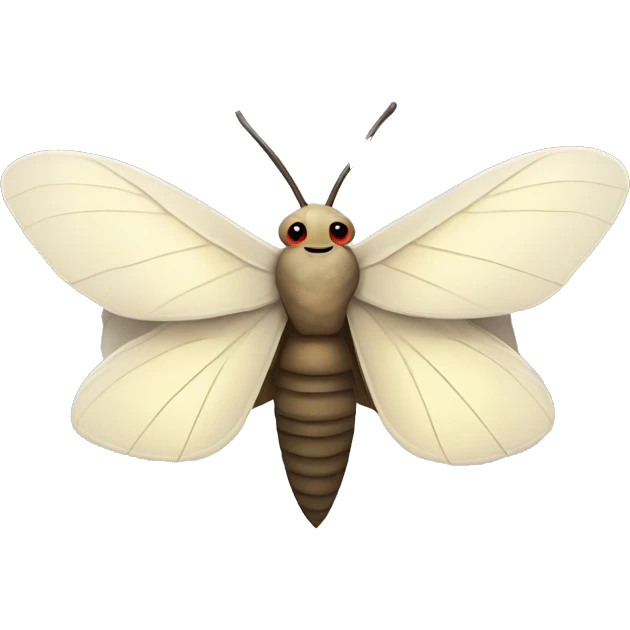 moth with lihtbulb emoji