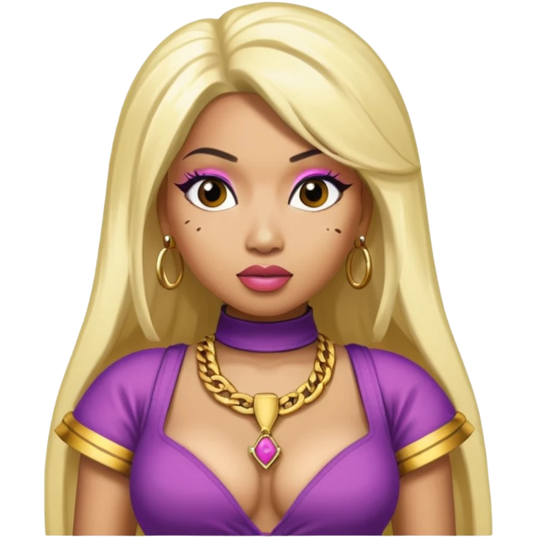 nicki minaj in roman reloaded emoji