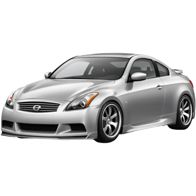 G37 coupe car lowered with mags emoji