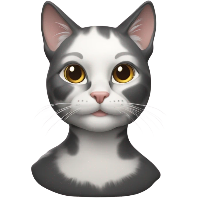 котик сірий emoji