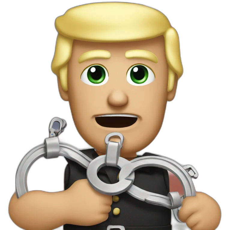 trump-in-handcuffs emoji
