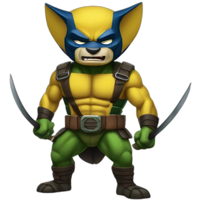 Wolverine TMNT emoji