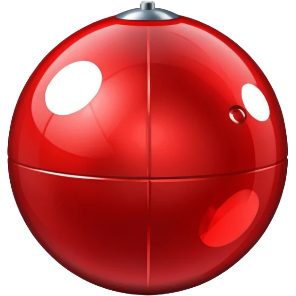 Disco Birthday Ball with red shine emoji