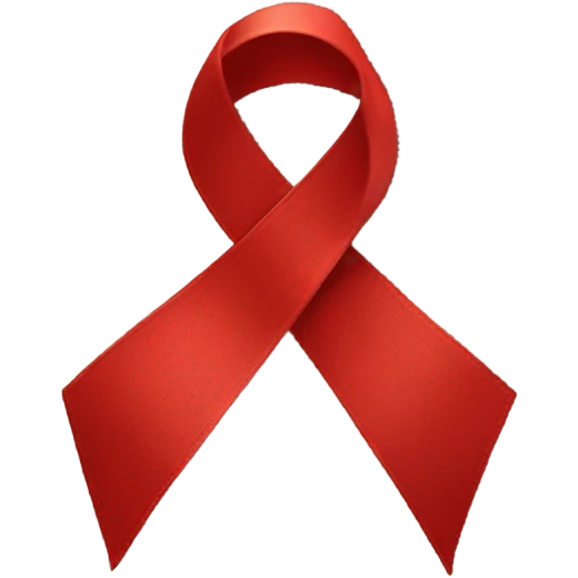 Red ribbon hiv emoji