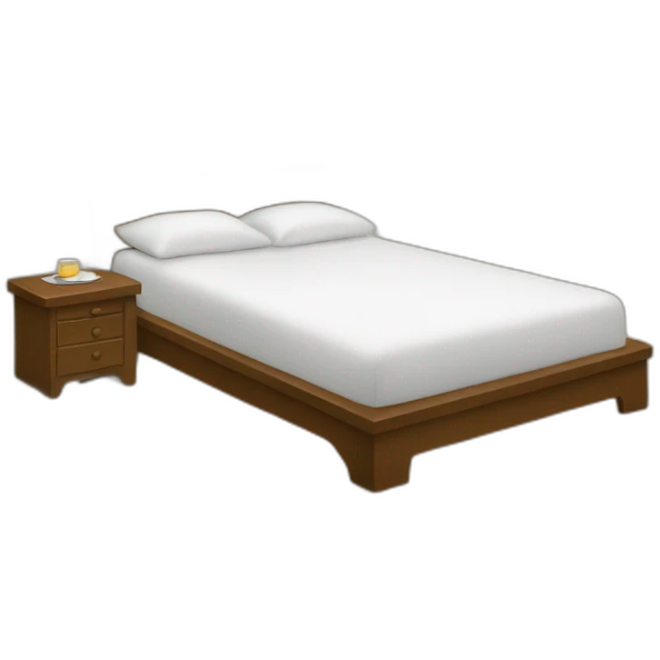 Chat sur lit emoji