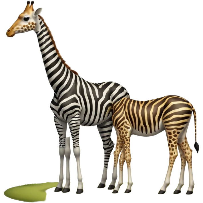zebra giraffe emoji