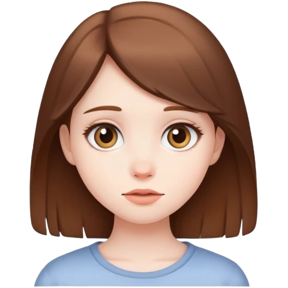 Ein schüchternes Mädchen  emoji