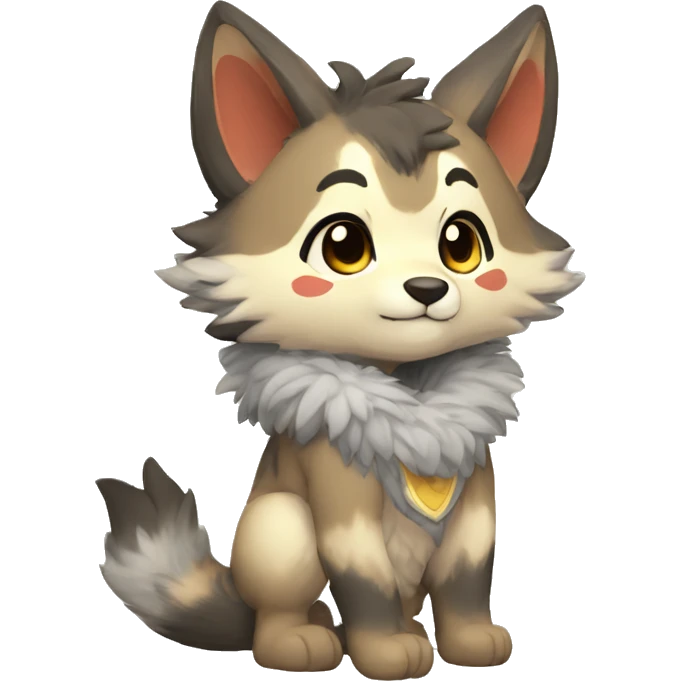 patterns, Kemono-style, Chibi, Anthro-Fur-Sona-Fakémon, Full Body emoji