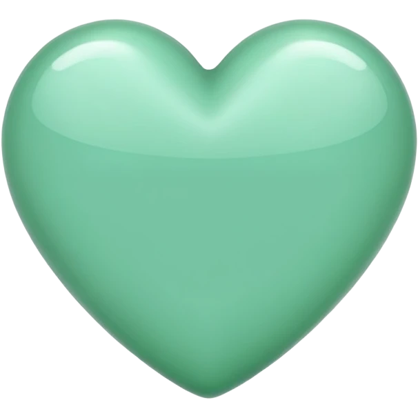 mint heart emoji