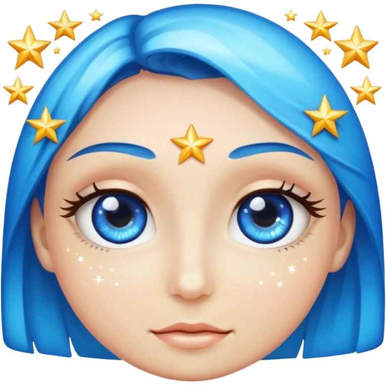 Eyes sparkling with stars emoji