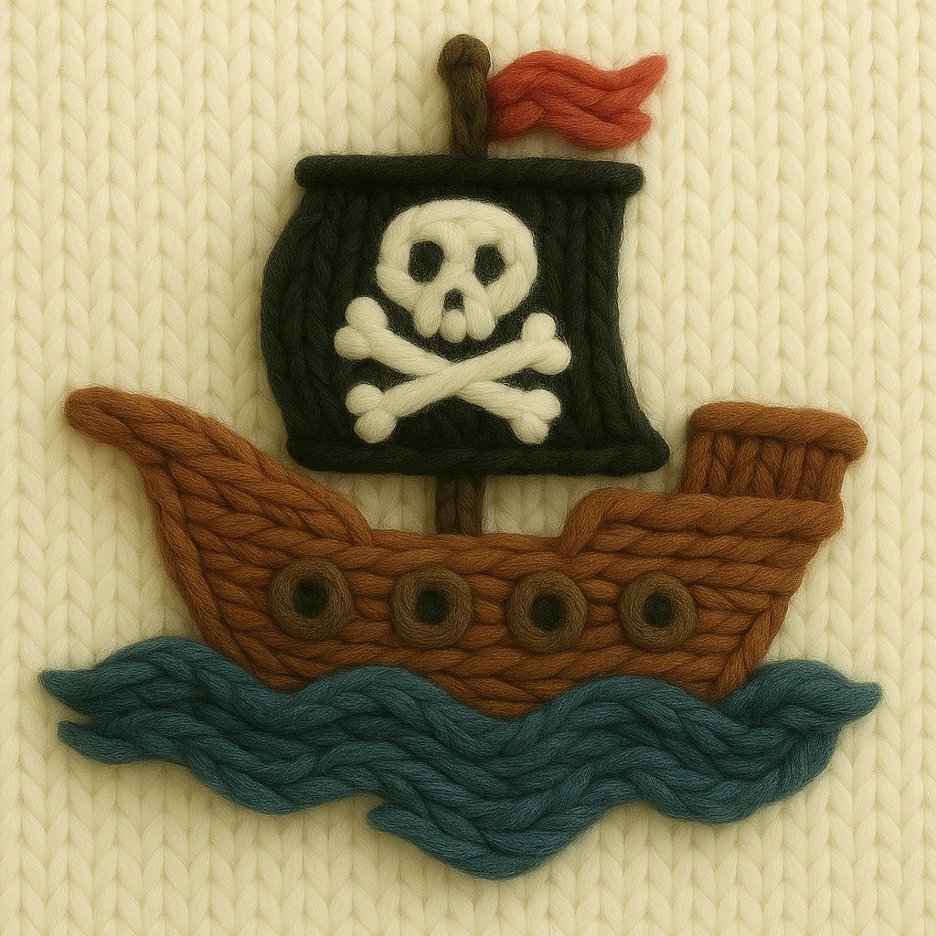 pirate ship emoji