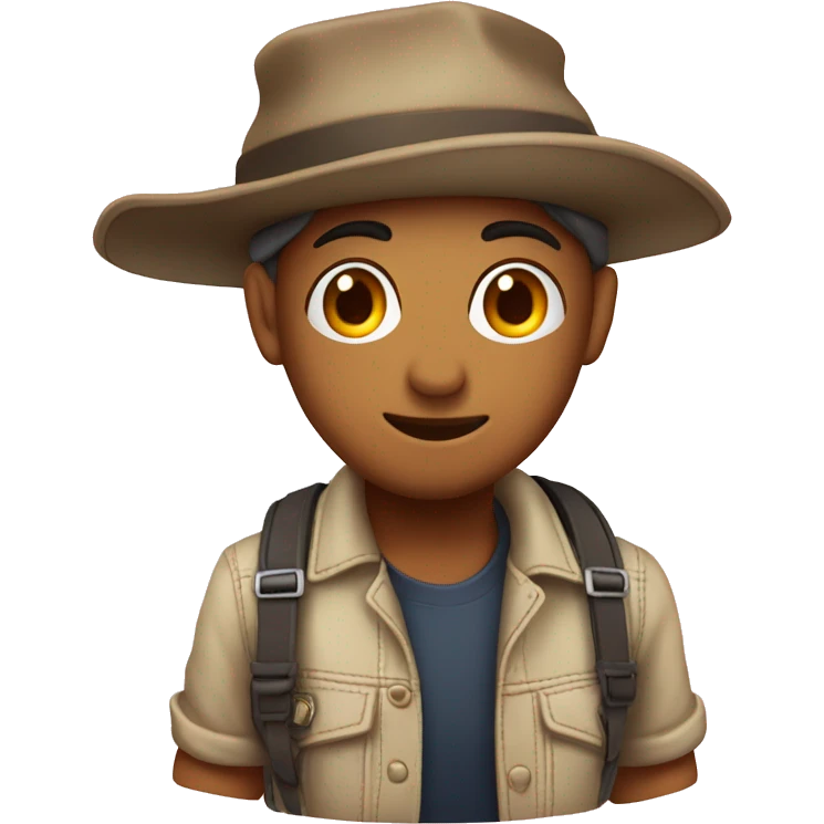 Enamorado con gorra emoji