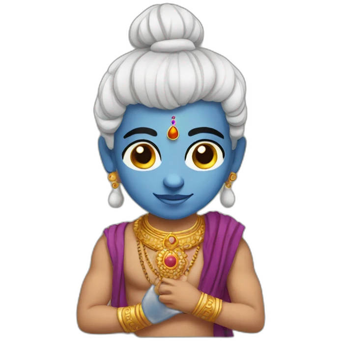 Little Krishna text emoji