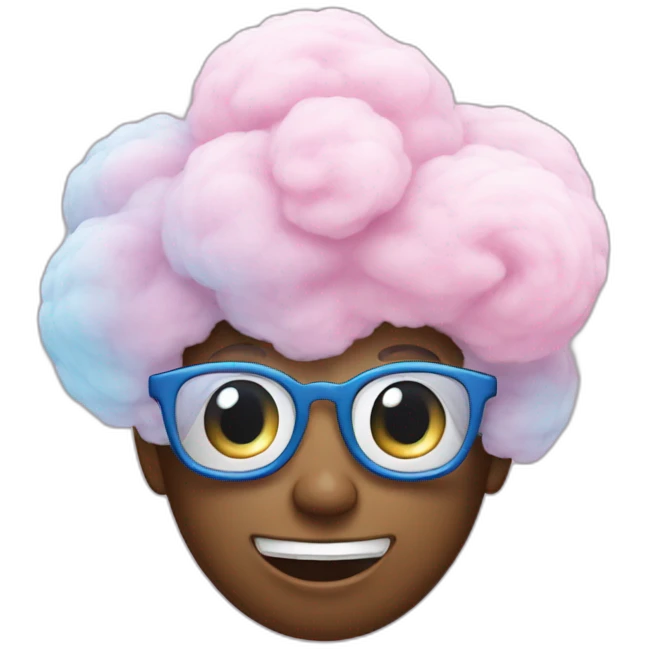 cotton candy emoji