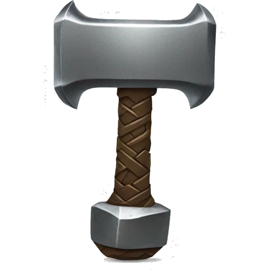 Thor hammer  emoji