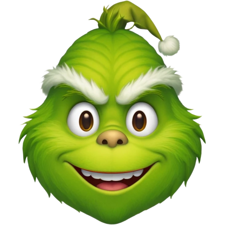 the grinch face smiling emoji emoji