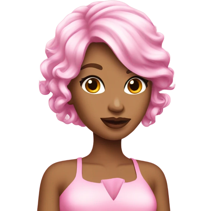 Coquette pink emoji