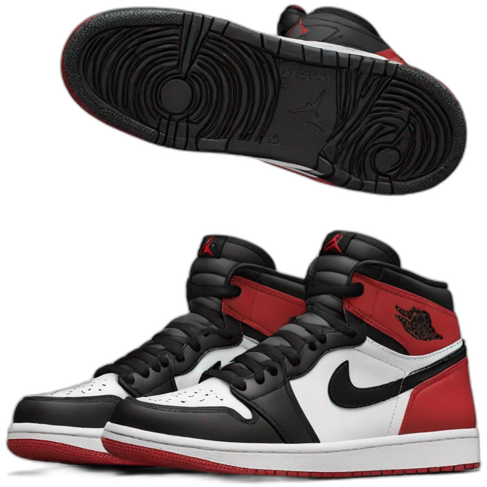 Jordan 1 Chicago emoji
