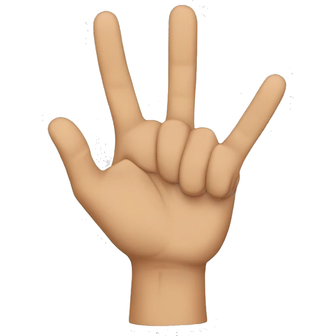 West side hand sign emoji