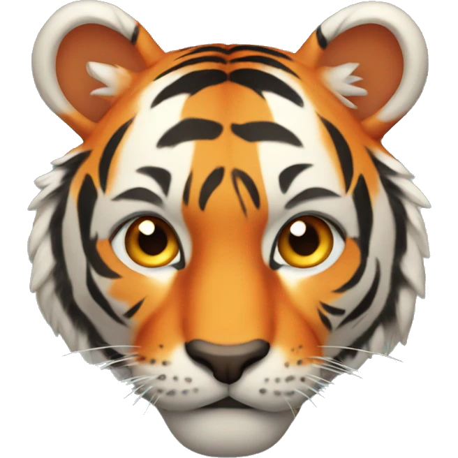 orange tiger emoji