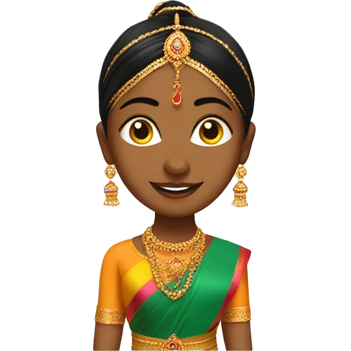 bharatanatyam dancer  emoji