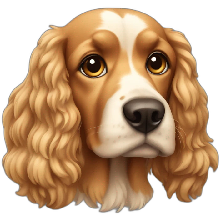 dog cocker emoji