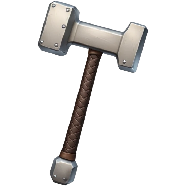 Thor's hammer emoji