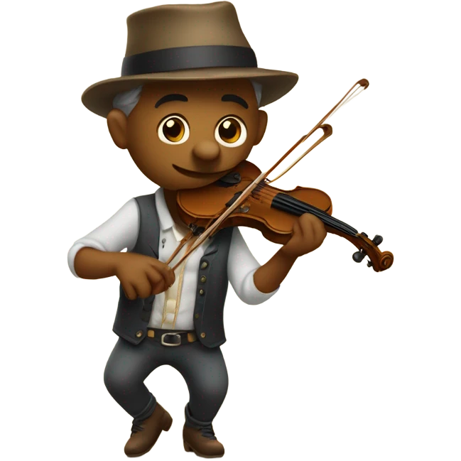 Kricket playing fiddle emoji