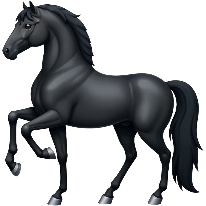 Black horse black horse  emoji
