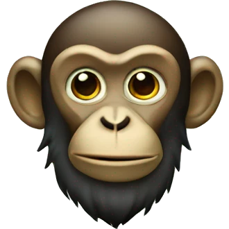 Monkey with a beard and money and listick emoji