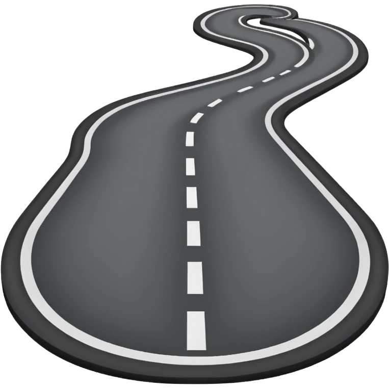 simple winding road emoji